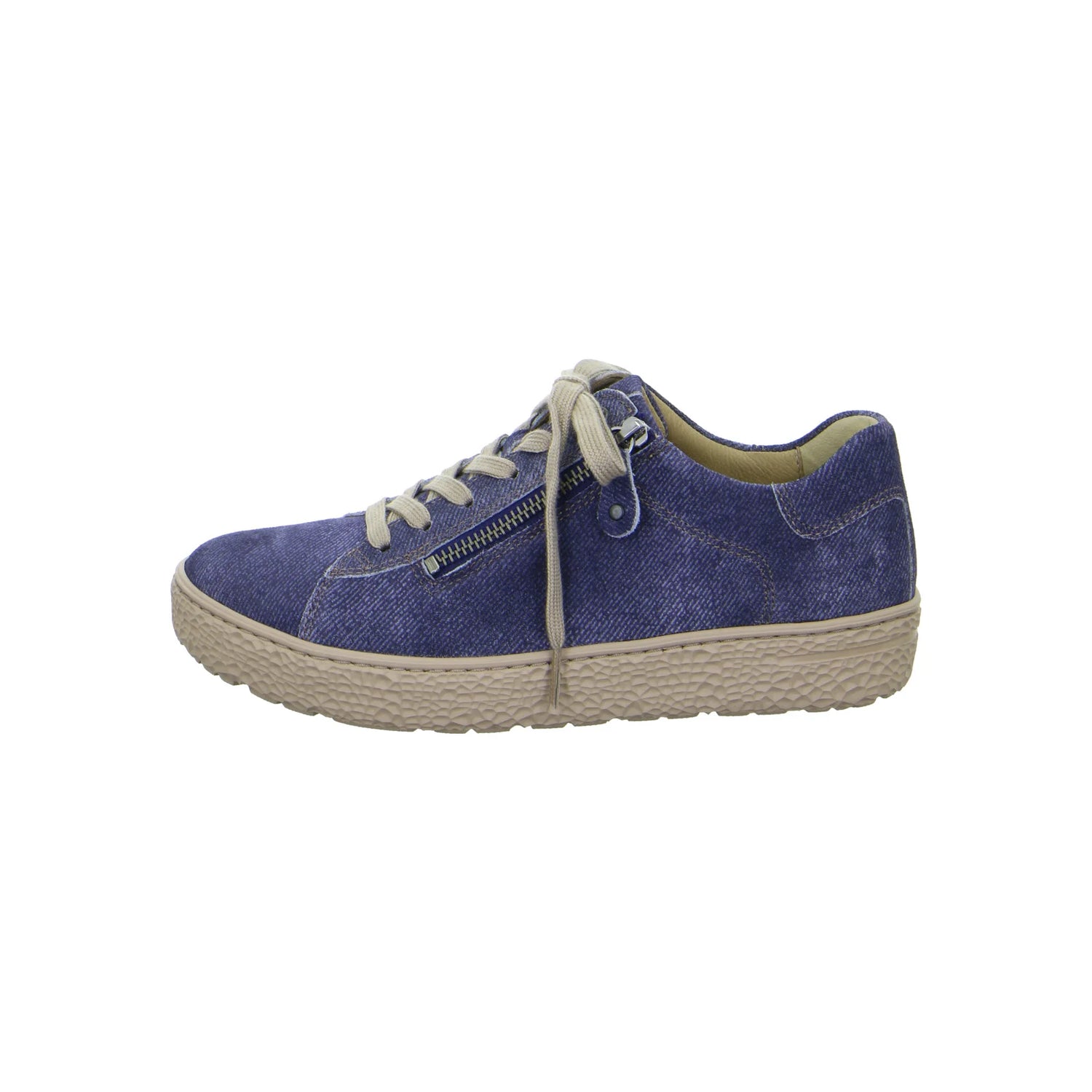 Hartjes Phil Marine Blue Side Zip Oxford