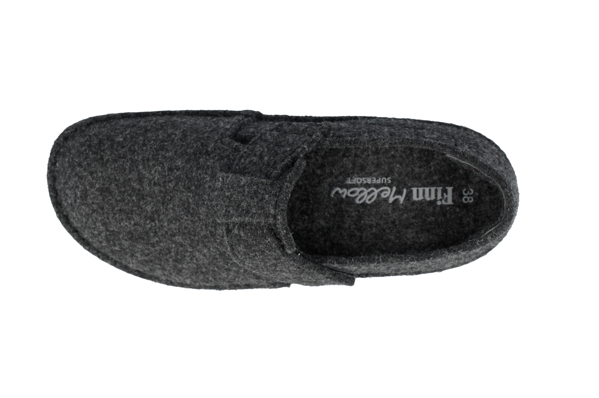 Finn Comfort Tolosa Anthracite Wool Felt