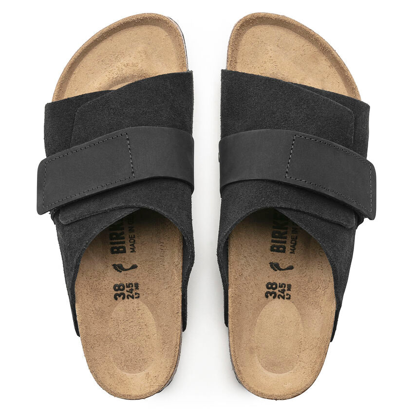 Birkenstock Kyoto Black Suede