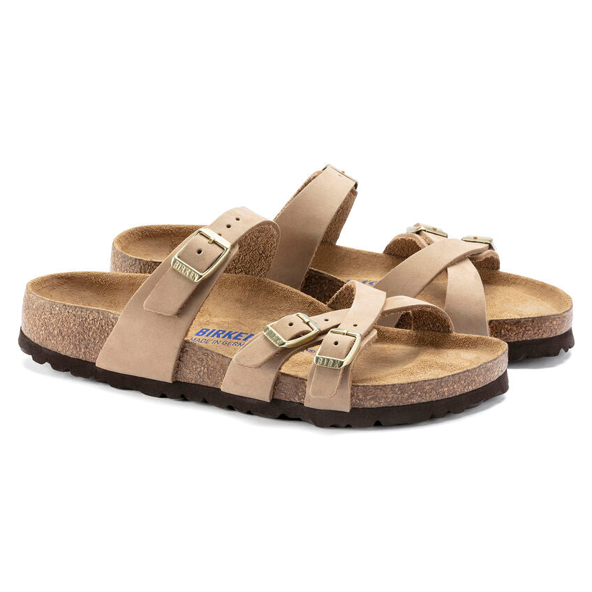 Birkenstock Franca Soft Footbed Sandcastle Nubuck