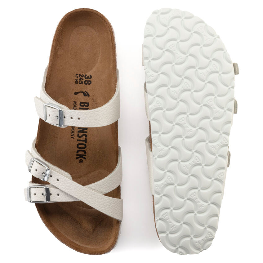 Birkenstock Franca White Leather
