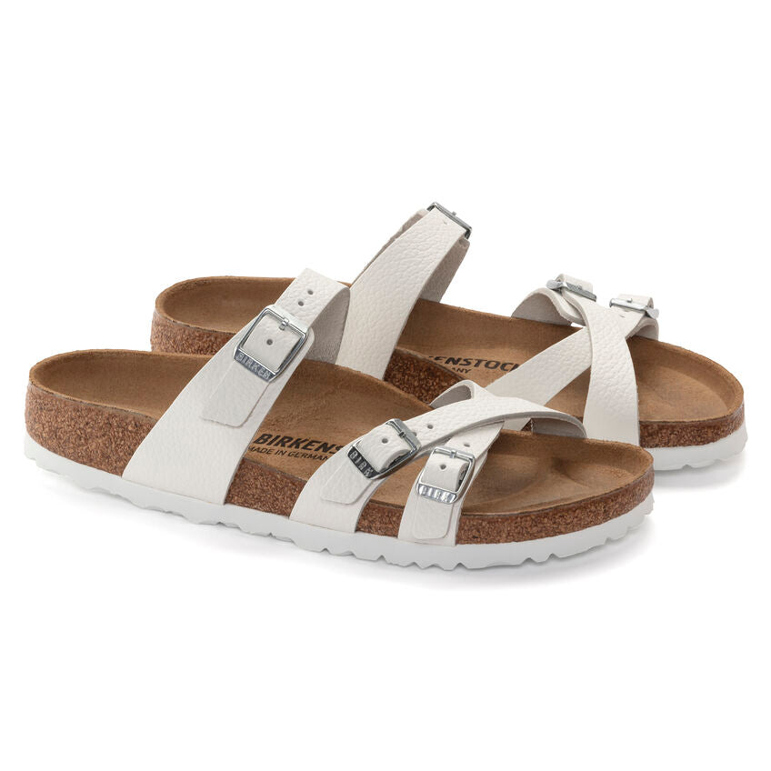 Birkenstock Franca White Leather