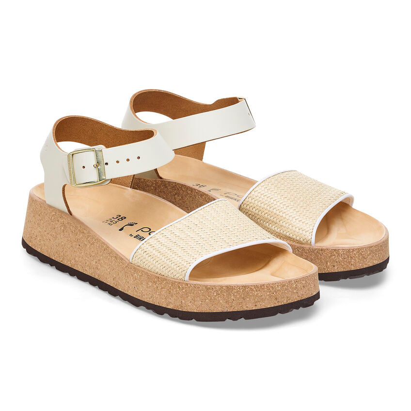 Birkenstock Glenda Natural/White