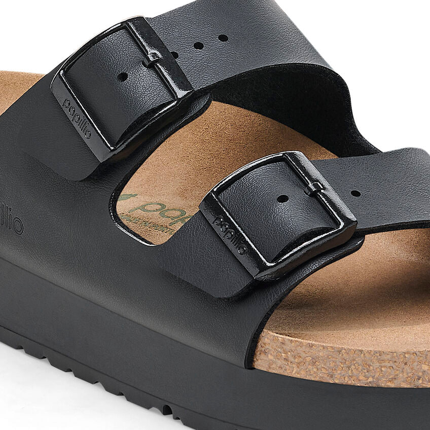 Birkenstock Arizona Black Flex Platform