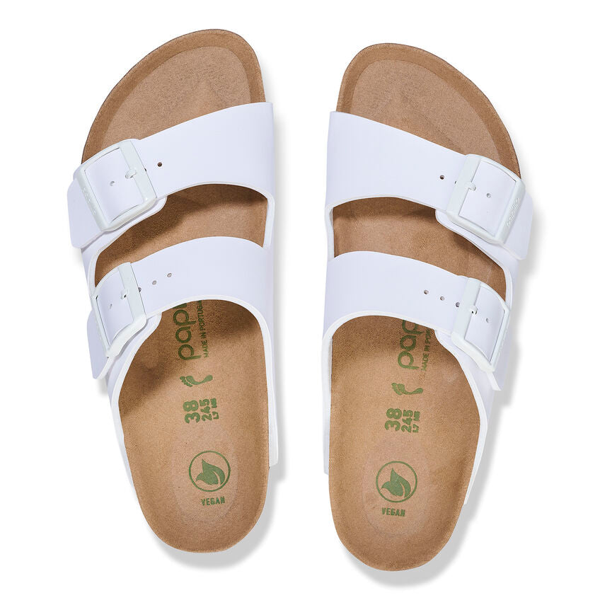 Birkenstock Arizona White Flex Platform
