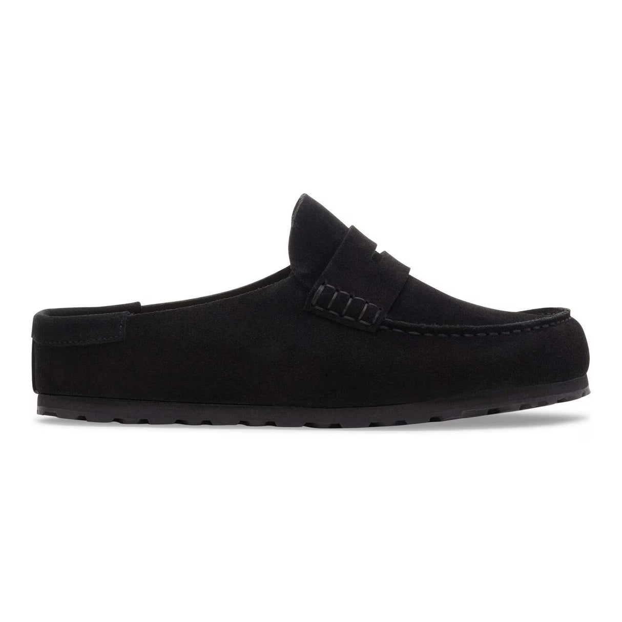 Birkenstock Naples Wrapped Black Suede Narrow