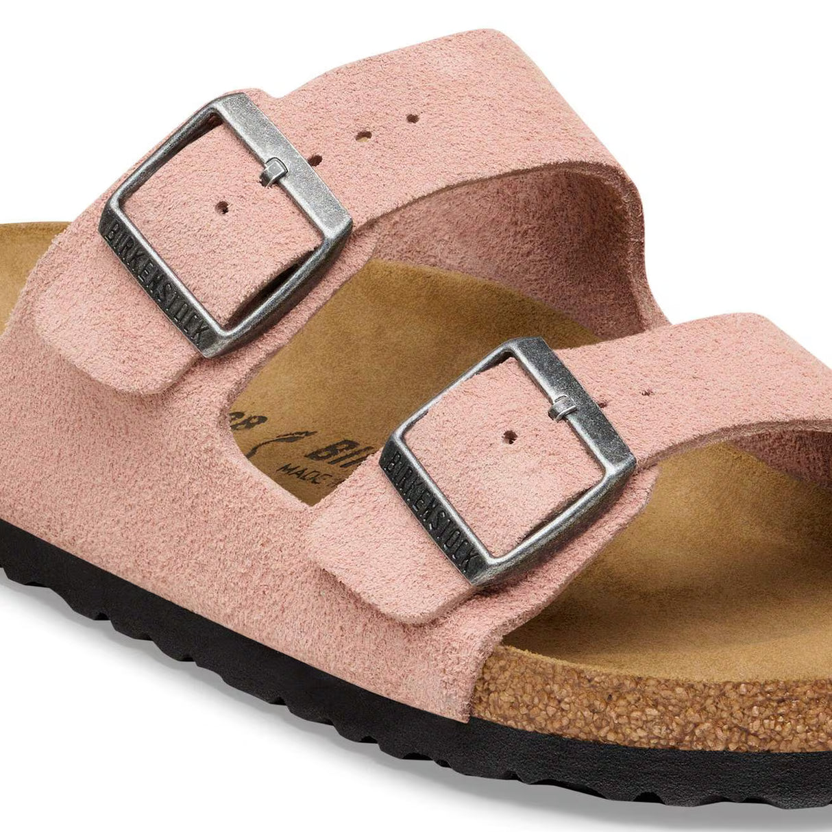 Birkenstock Arizona Pink Clay Suede Narrow
