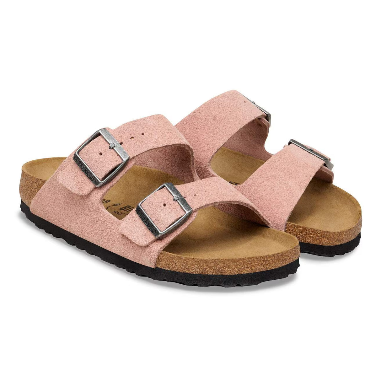 Birkenstock Arizona Pink Clay Suede Narrow