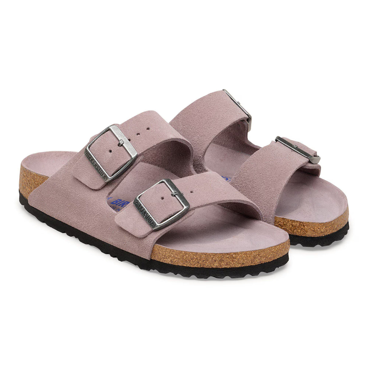 Birkenstock Arizona Soft Footbed Faded Purple Suede