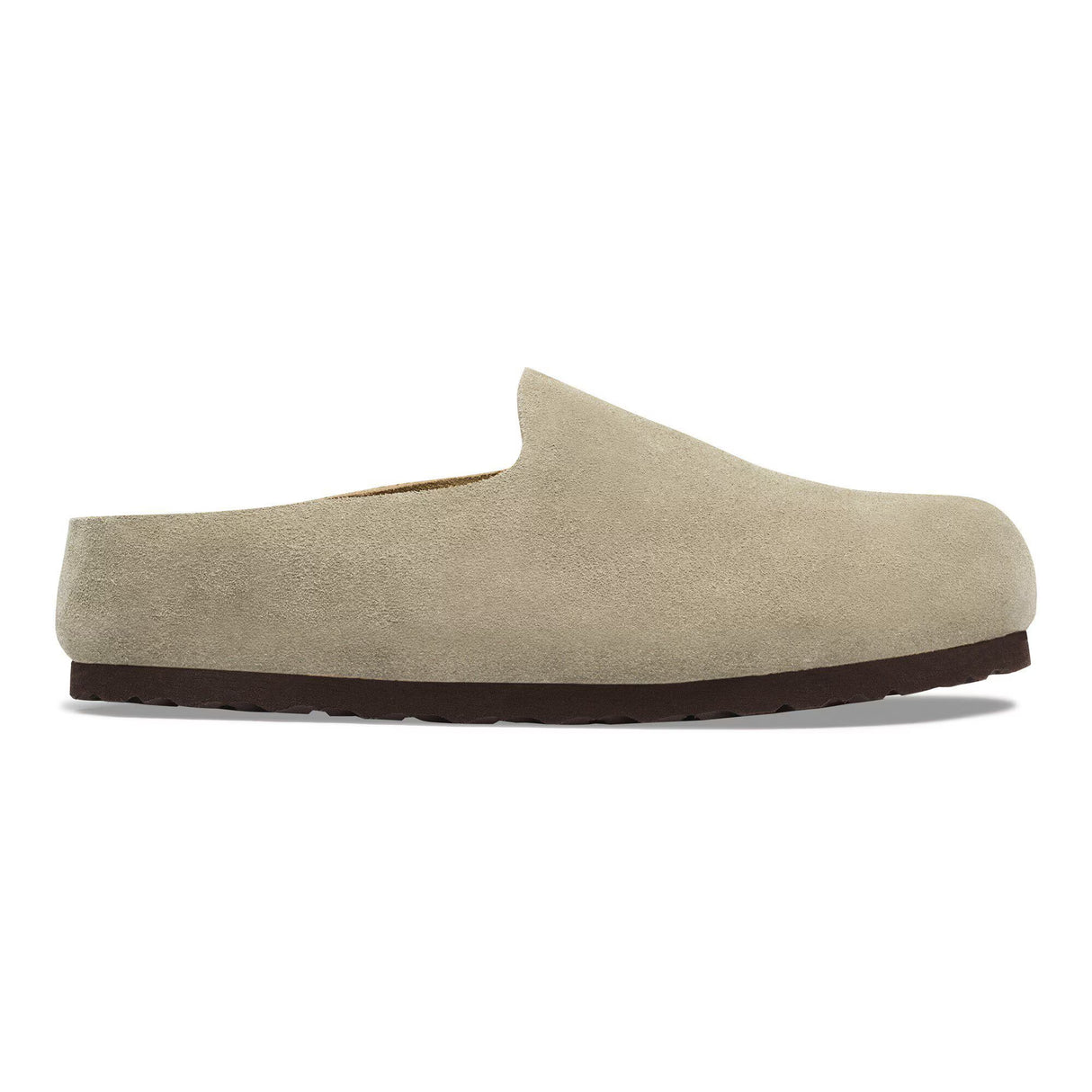 Birkenstock Amsterdam Wrapped Taupe Suede Narrow