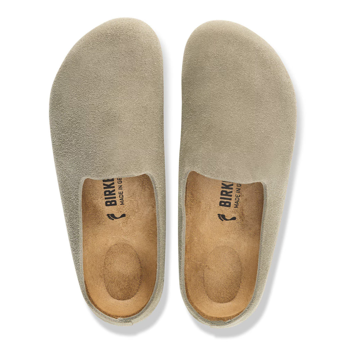 Birkenstock Amsterdam Wrapped Taupe Suede Narrow