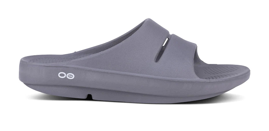 OOFOS Women's OOahh Slide Sandal - Slate