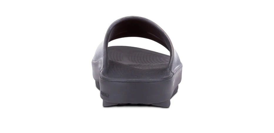 OOFOS Women's OOahh Luxe Slide Sandal - Latte