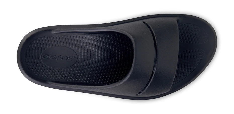 OOFOS Women's OOmega OOahh Sandal - Black