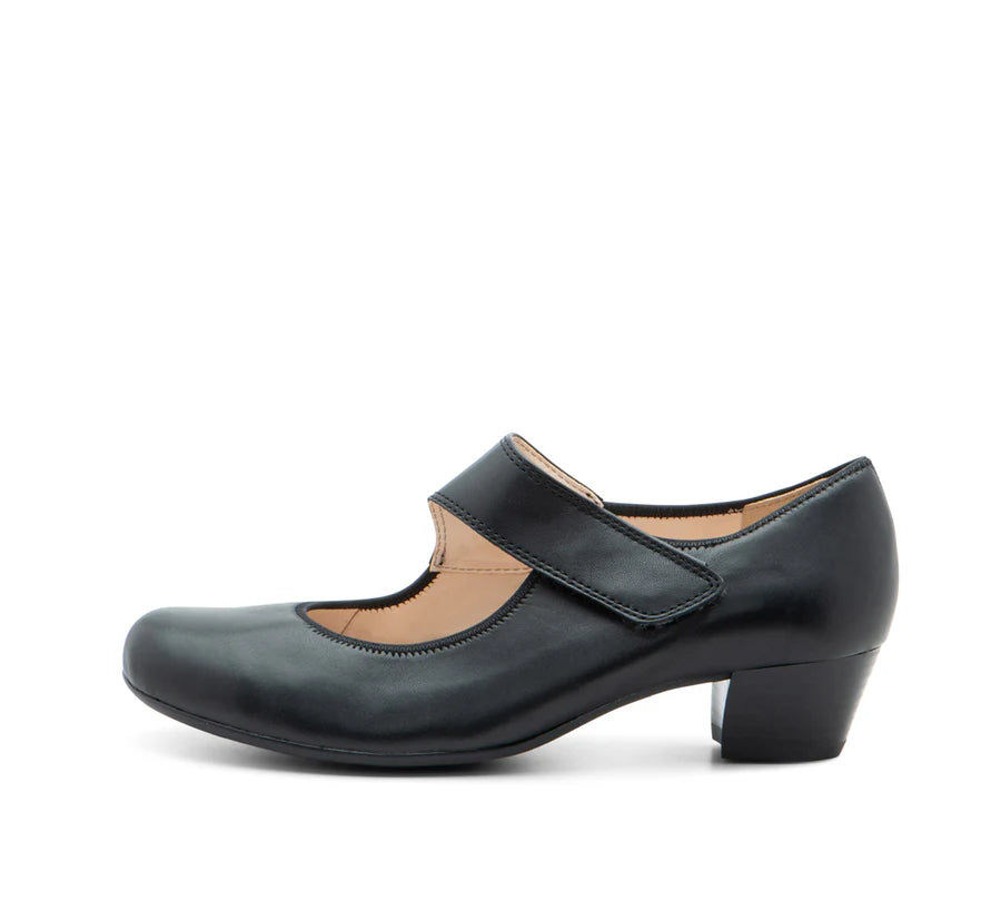 ara Calico 2 Black Mary Jane Pump