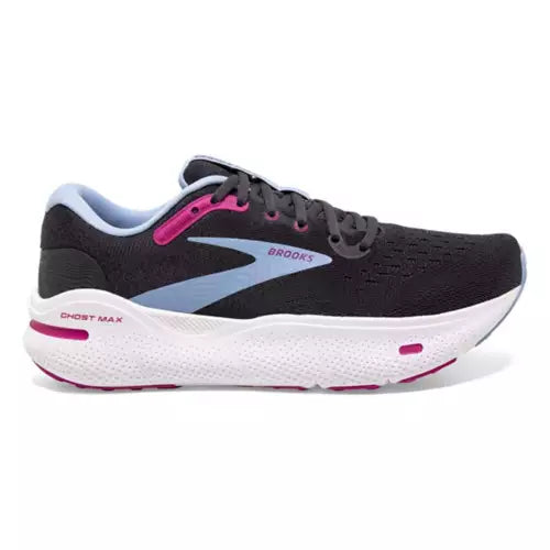 Brooks Women's Ghost Max - Ebony/Lilac Rose