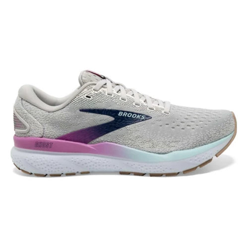 Brooks Women's Ghost 16 White/Grey/Blue