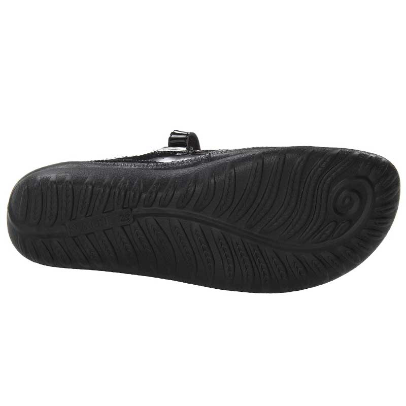 Naot Kirei Wide Black Madras/Black Patent