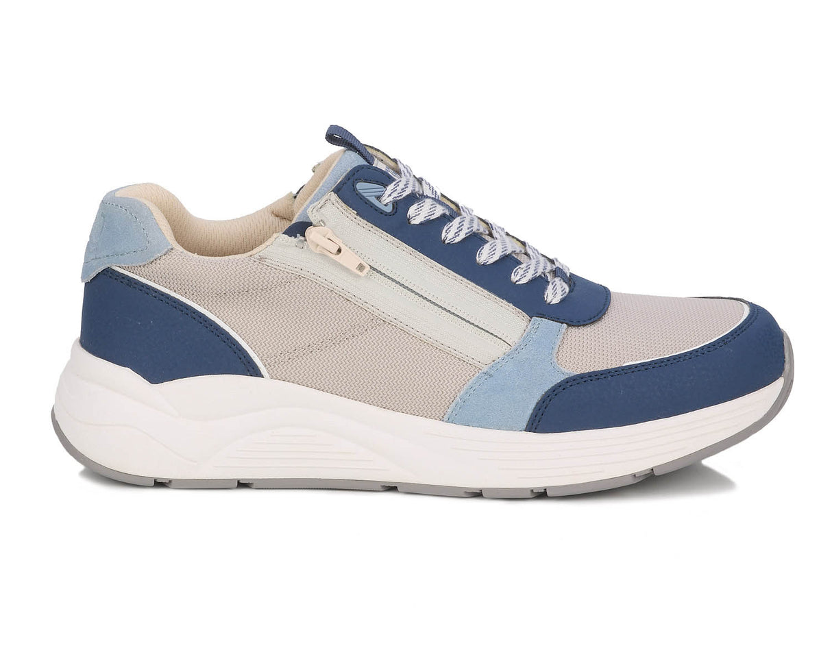 Drew Miller Blue/White Suede