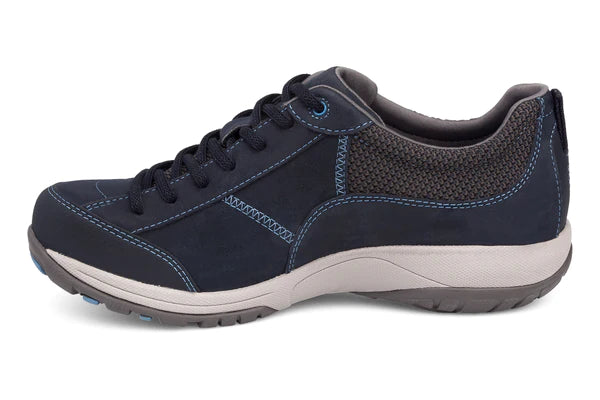 Dansko Paisley Navy Nubuck Wide
