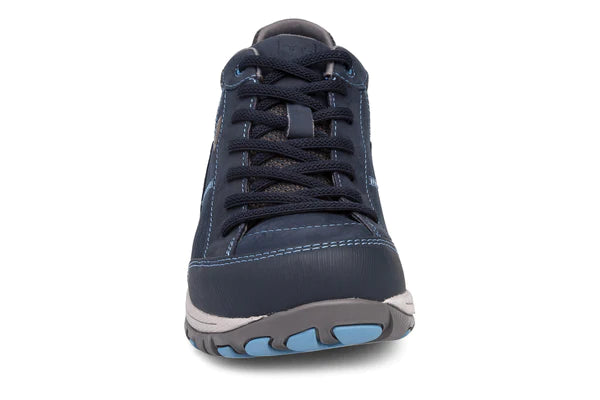 Dansko Paisley Navy Nubuck Wide