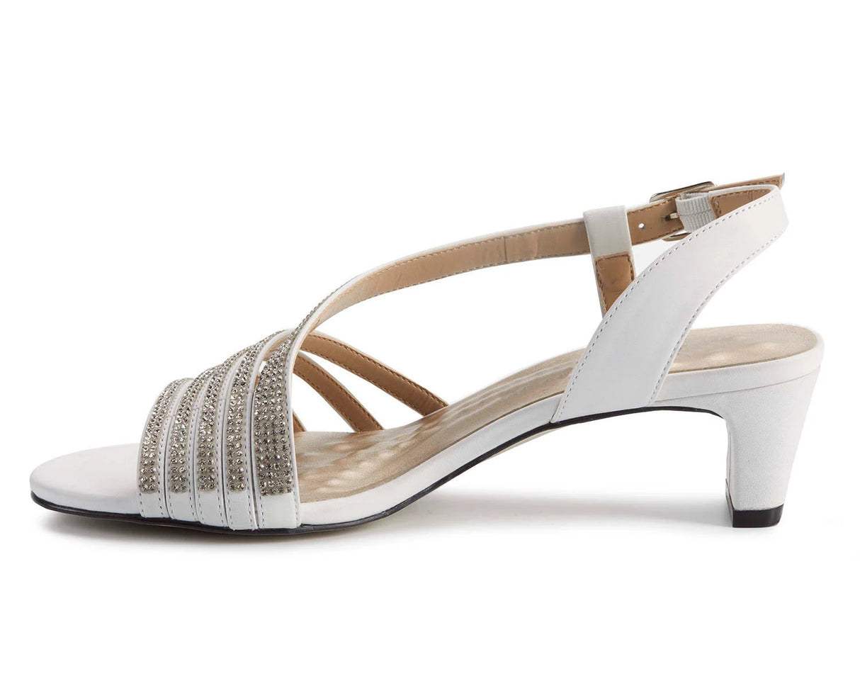 Lettie White Sandal