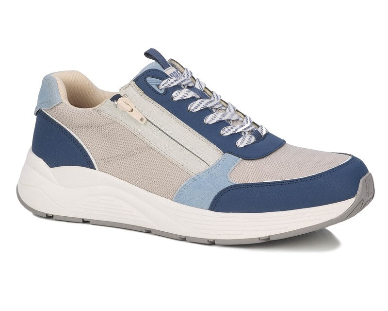 Drew Miller Blue/White Suede