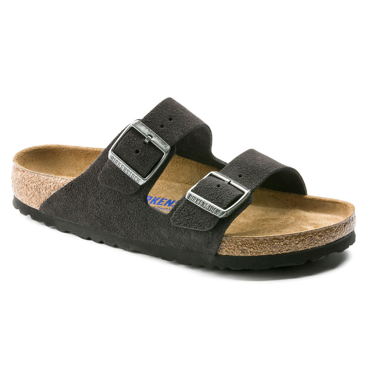 Birkenstock Arizona Soft Footbed Velvet Grey Suede