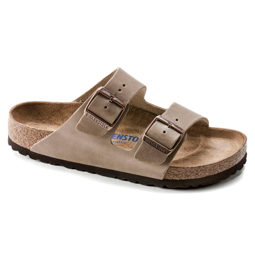 Birkenstock Arizona Soft Footbed Tobacco Oiled Leather Narrow