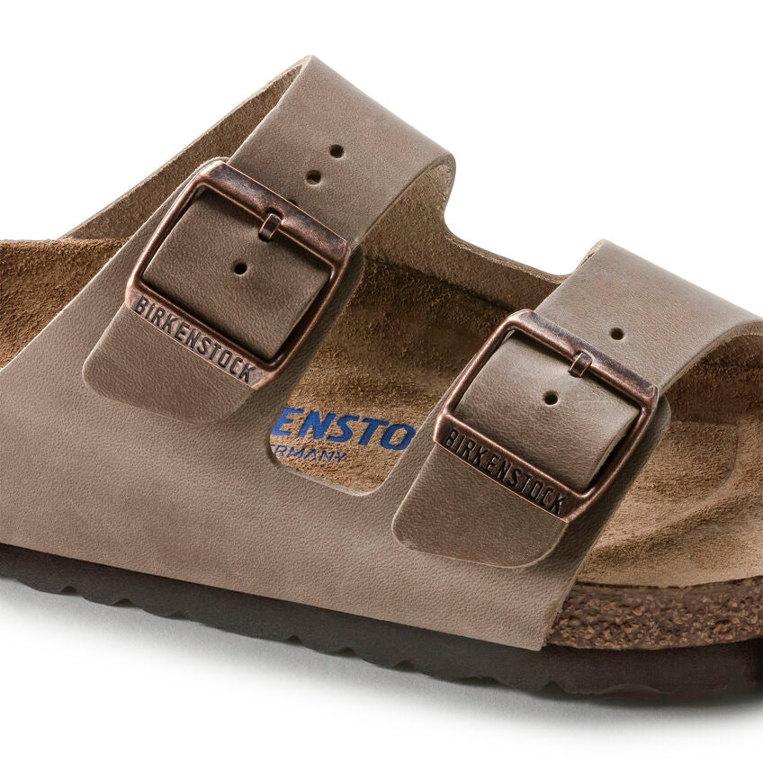 Birkenstock Arizona Soft Footbed Tobacco Oiled Leather Narrow