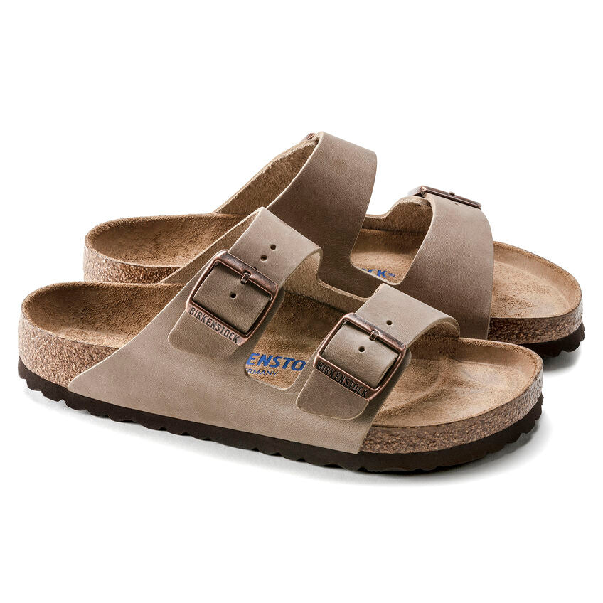Birkenstock Arizona Soft Footbed Tobacco Oiled Leather Narrow