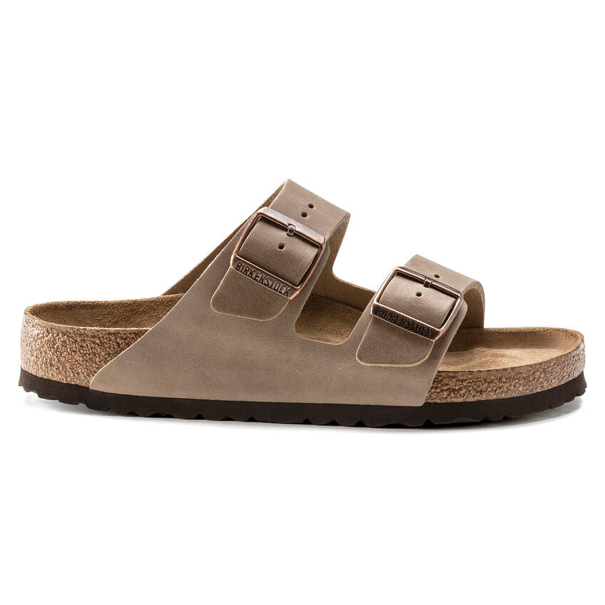 Birkenstock Arizona Soft Footbed Tobacco Oiled Leather Narrow