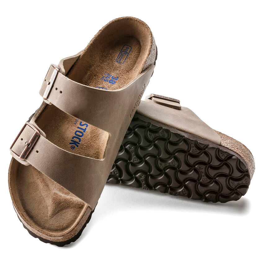 Birkenstock Arizona Soft Footbed Tobacco Oiled Leather Narrow