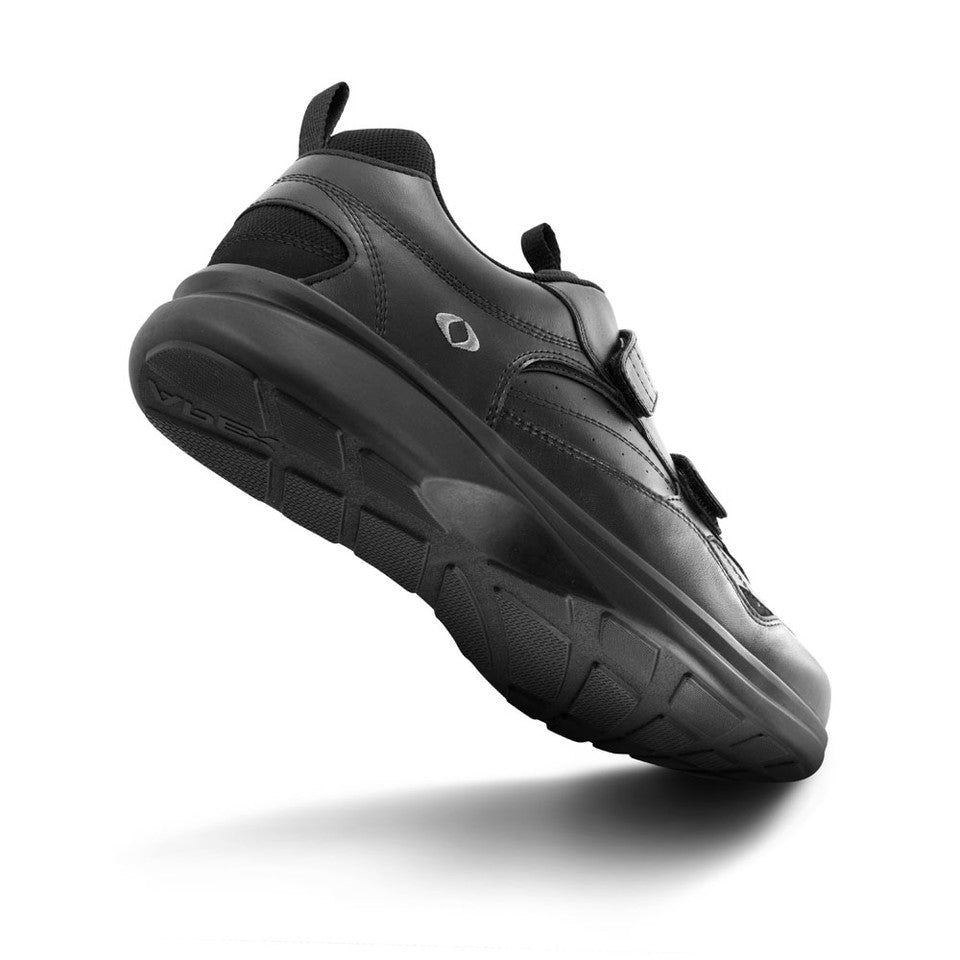 G8010M Men's Double Strap Active Walkers Active Shoe - Black