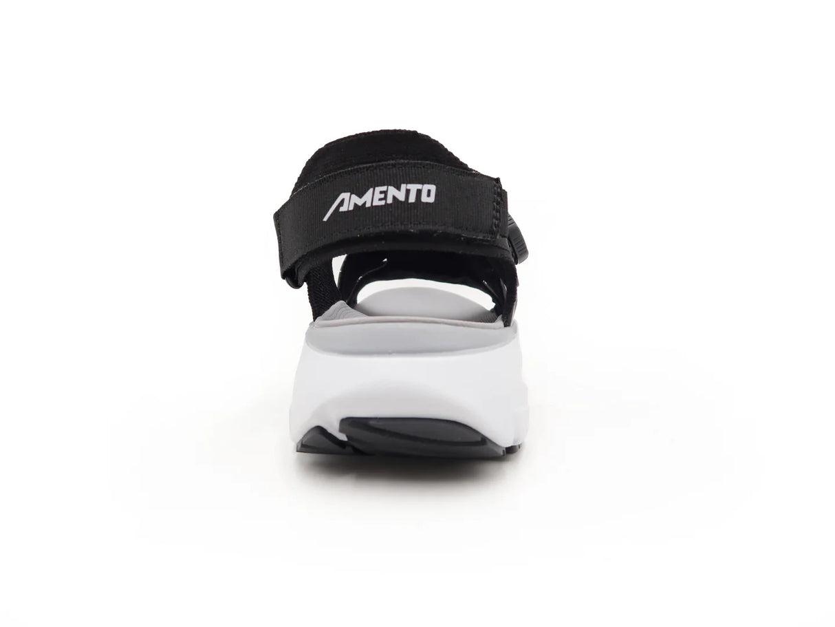 Amento Men's Martlett Black Hiking Sandal