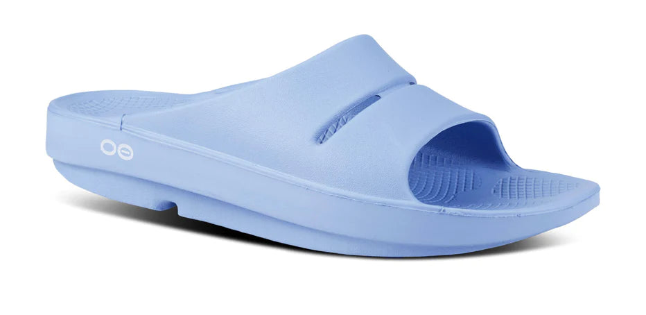 OOFOS Women's OOahh Slide Sandal - Neptune Blue