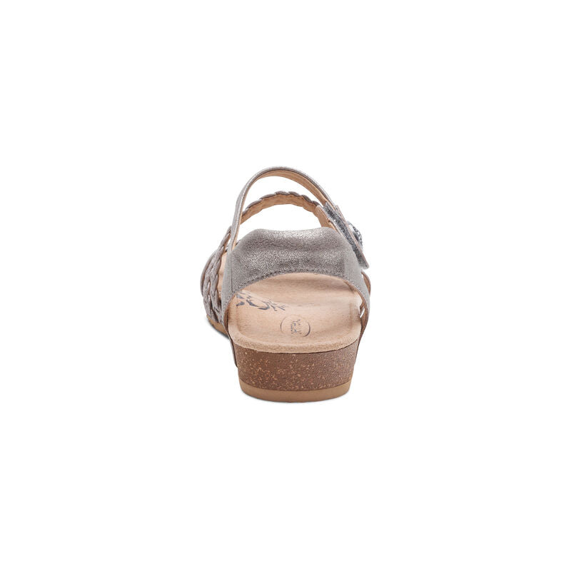 Aetrex Jillian Brushed Silver