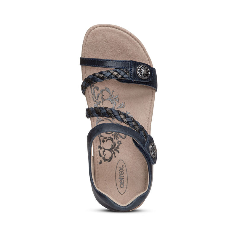 Aetrex Jillian Navy