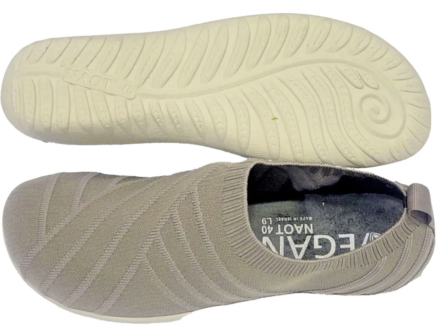 Naot Okahu Taupe Knit
