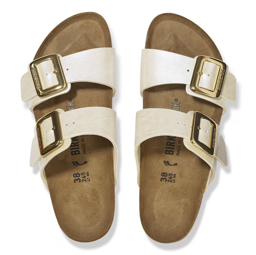 Sydney Luxe Buckle Graceful Pearl White Birko-Flor