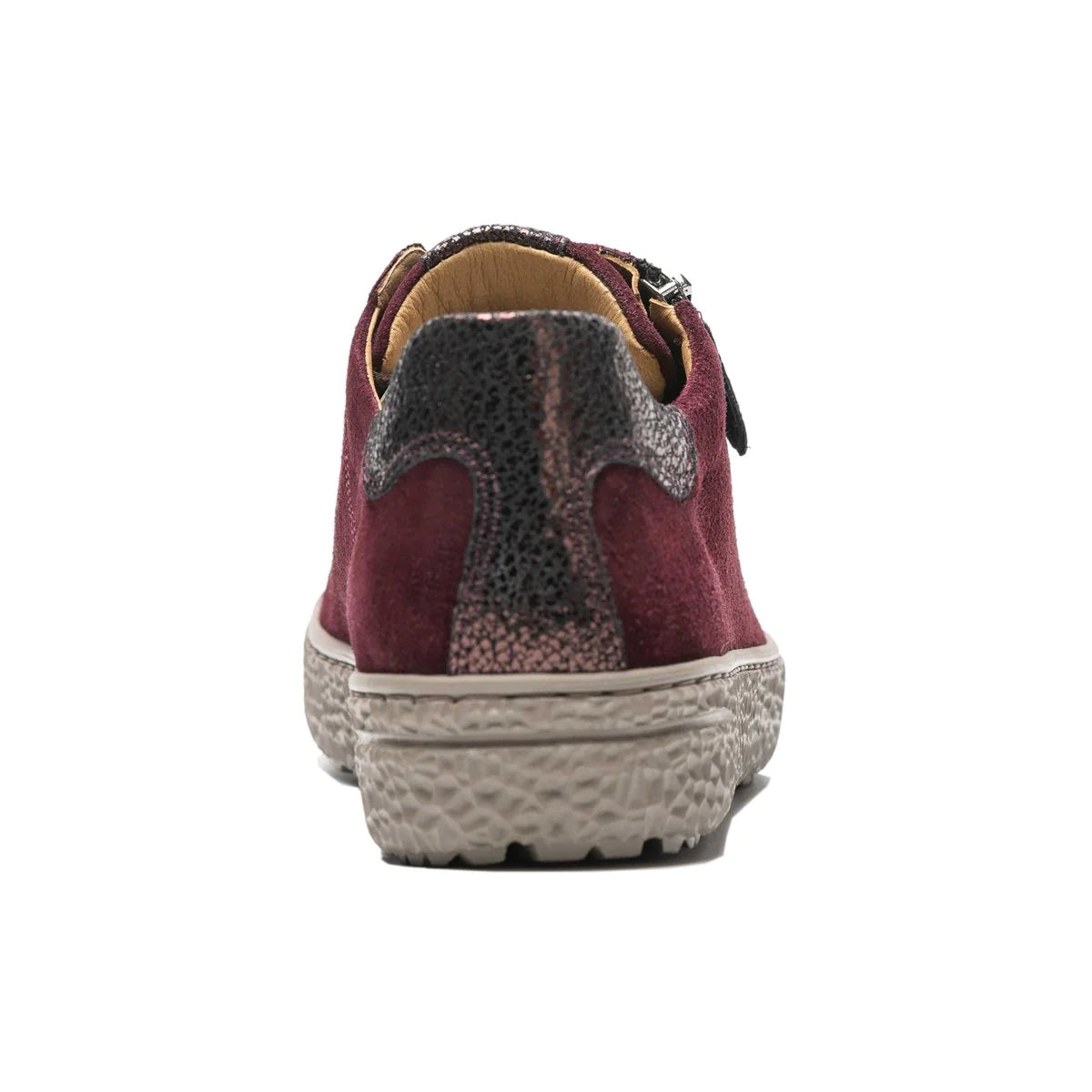 Hartjes Phil Aubergine/Eggplant Side Zip Oxford