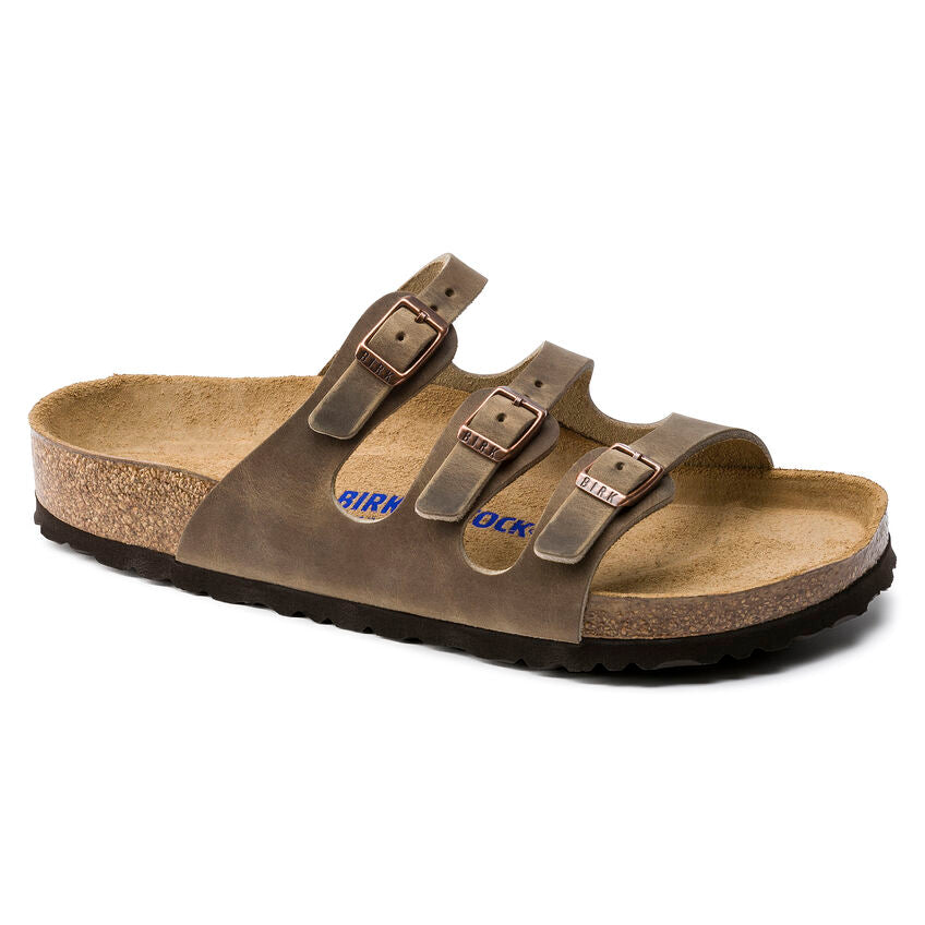 Birkenstock Florida Soft Footbed Tobacco Oiled Leather