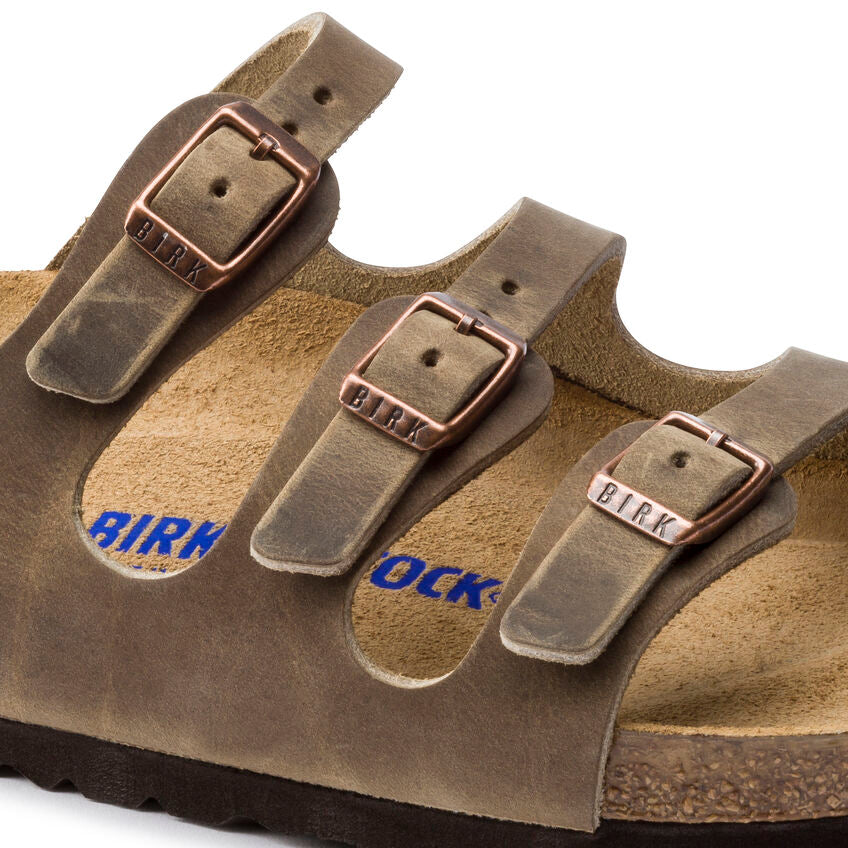 Birkenstock Florida Soft Footbed Tobacco Oiled Leather