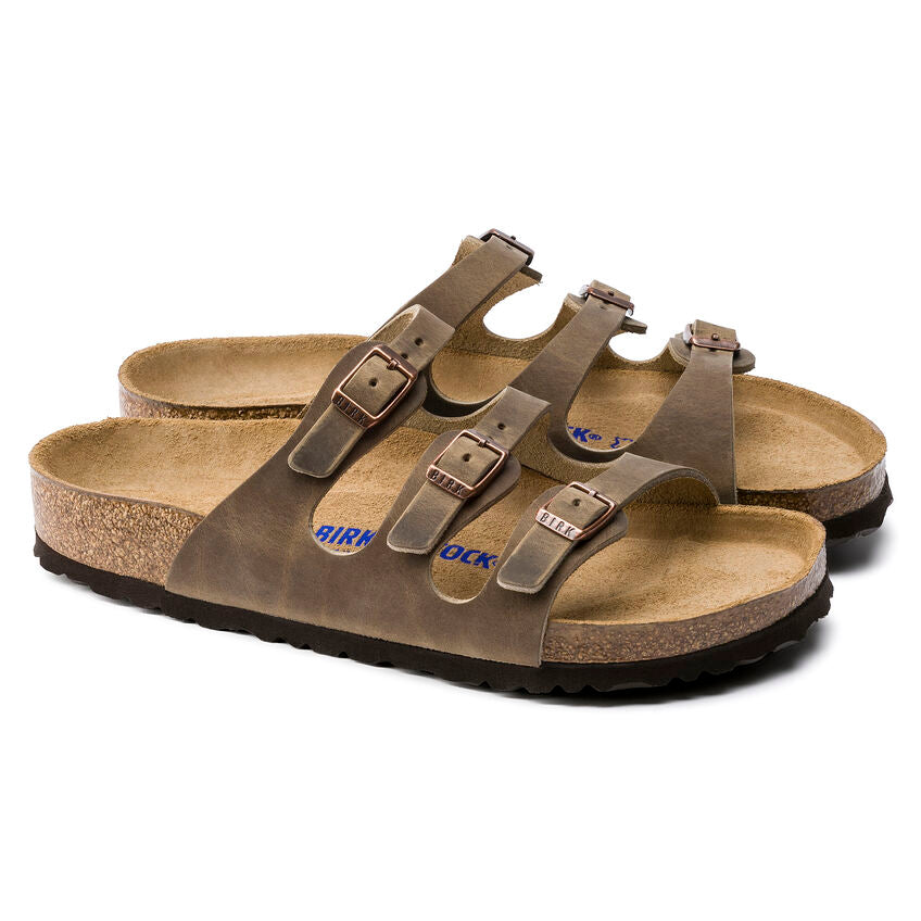 Birkenstock Florida Soft Footbed Tobacco Oiled Leather