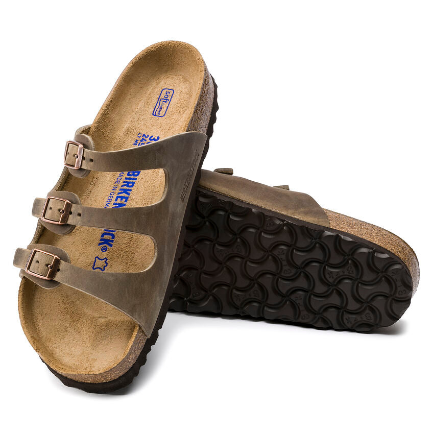 Birkenstock Florida Soft Footbed Tobacco Oiled Leather