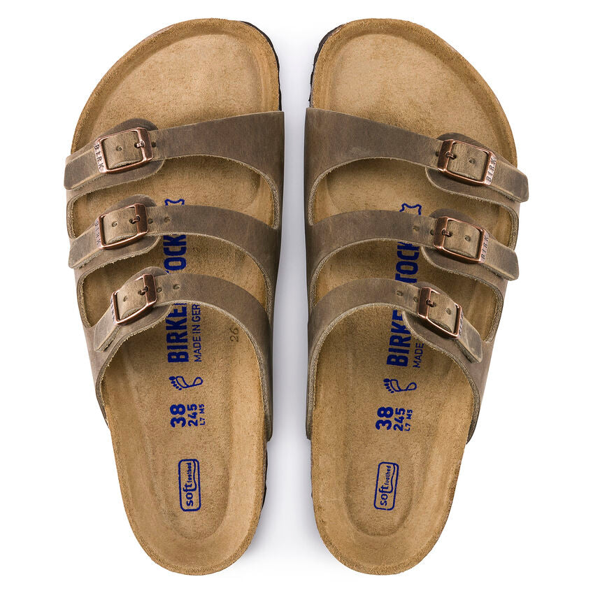 Birkenstock Florida Soft Footbed Tobacco Oiled Leather