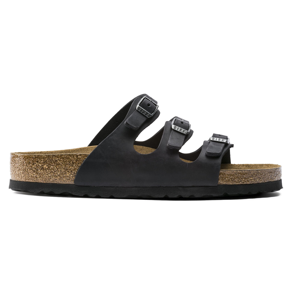 Birkenstock Florida Soft Footbed Black Oiled Leather