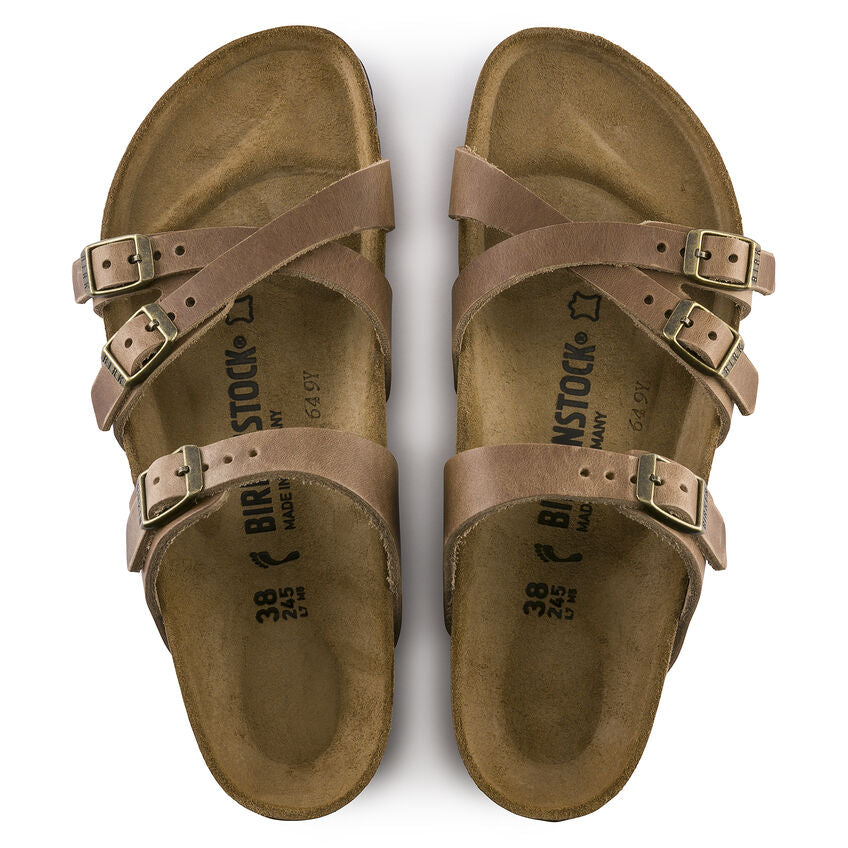 Birkenstock Franca Tobacco Oiled Leather