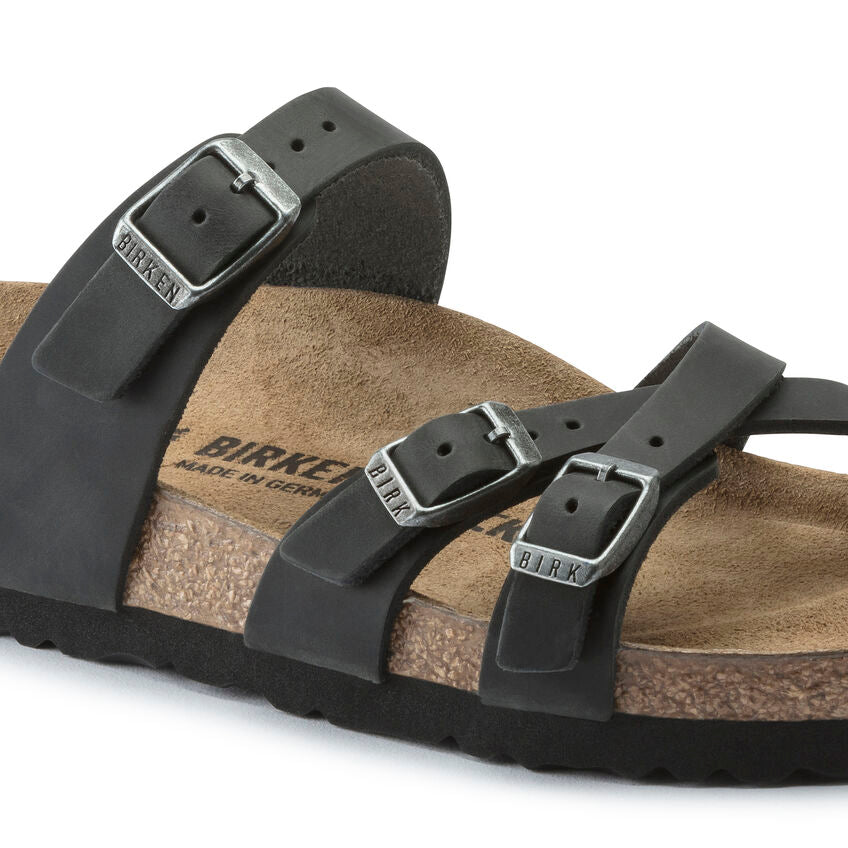 Birkenstock Franca Black Oiled Leather
