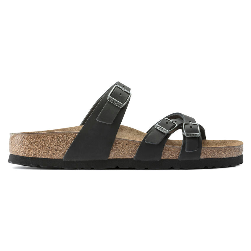 Birkenstock Franca Black Oiled Leather